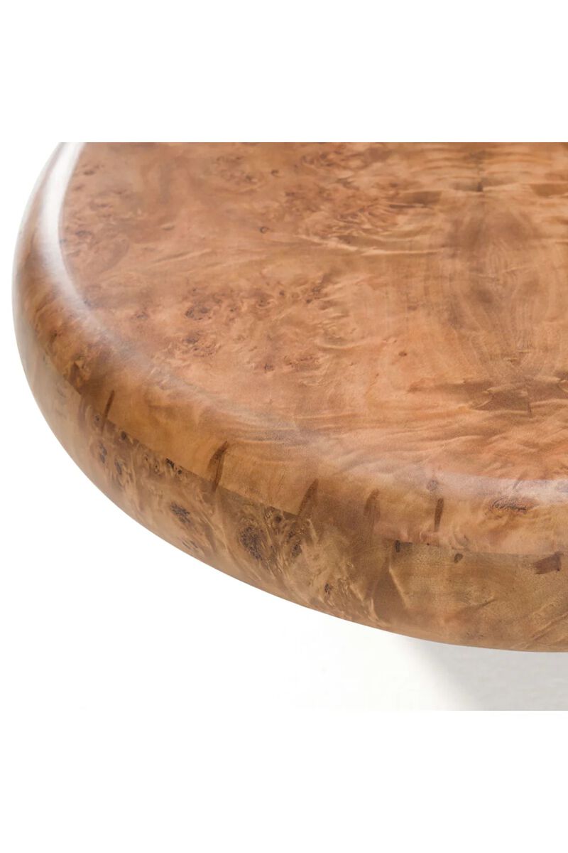 Burl Wood Freeform Coffee Table | OROA Modern Weskan image number 6