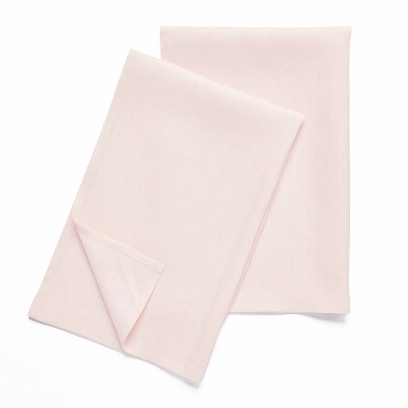 Solino Home 100% Pure Linen Kitchen Towels 17 x 26 Inch Set of 2 - Kitchen Linen