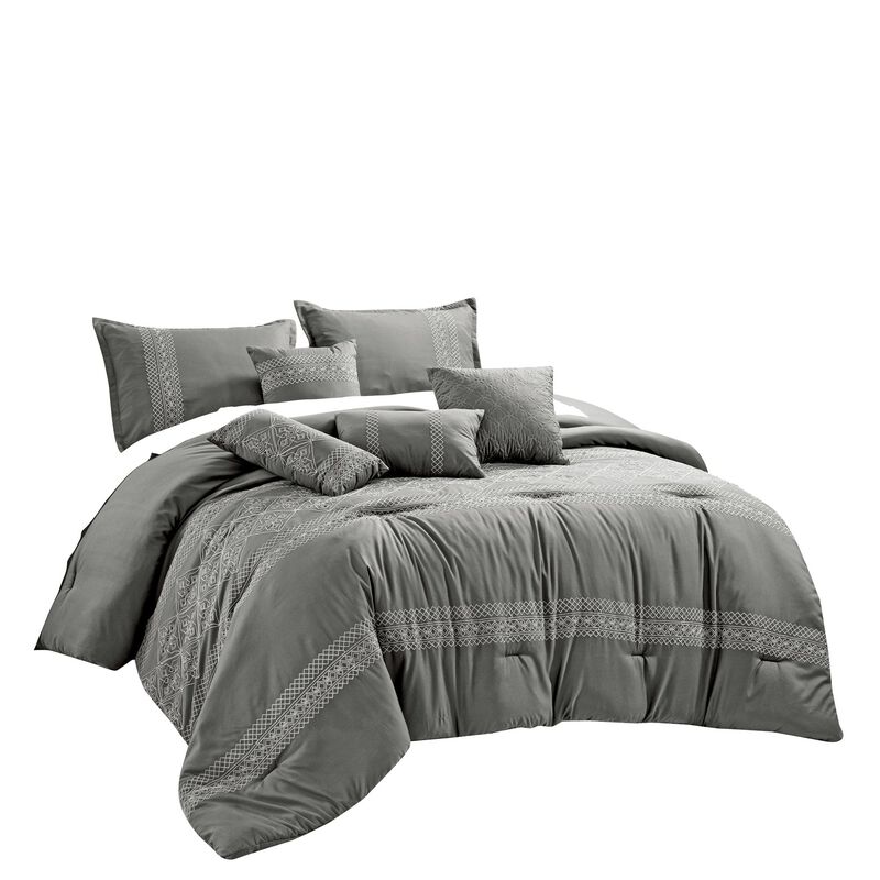 Marcail 7 Piece Comforter Set; King Size image number 1
