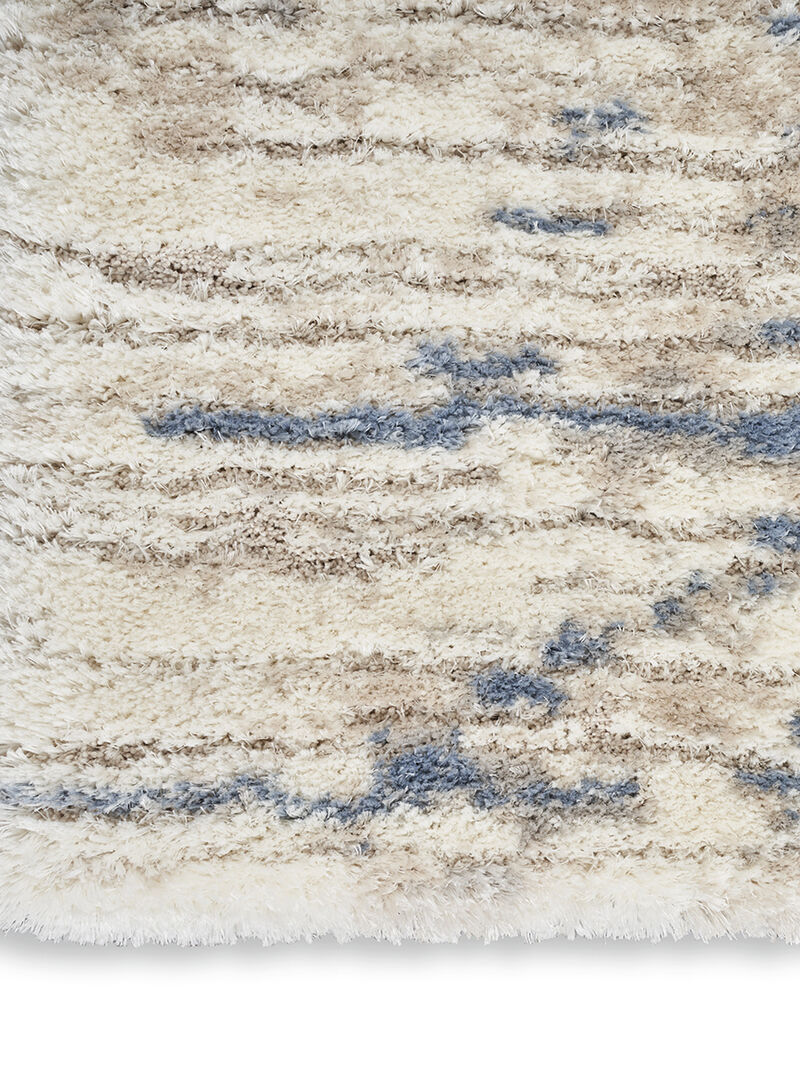 Dreamy Shag DRS10 Light Blue/Gray 7'10" x 9'10" Rug