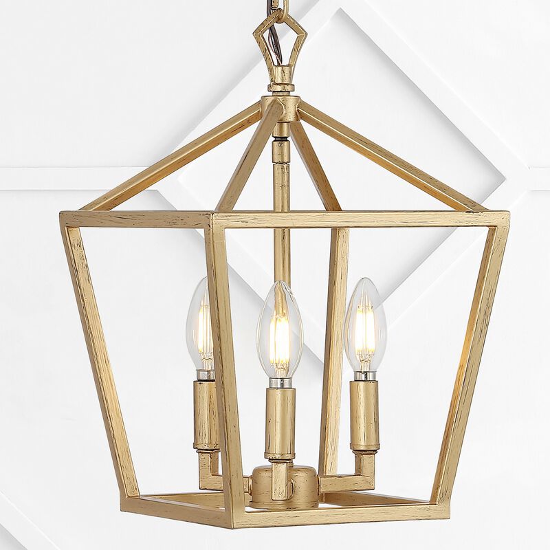 PagodaBulb Lantern Metal LED Pendant