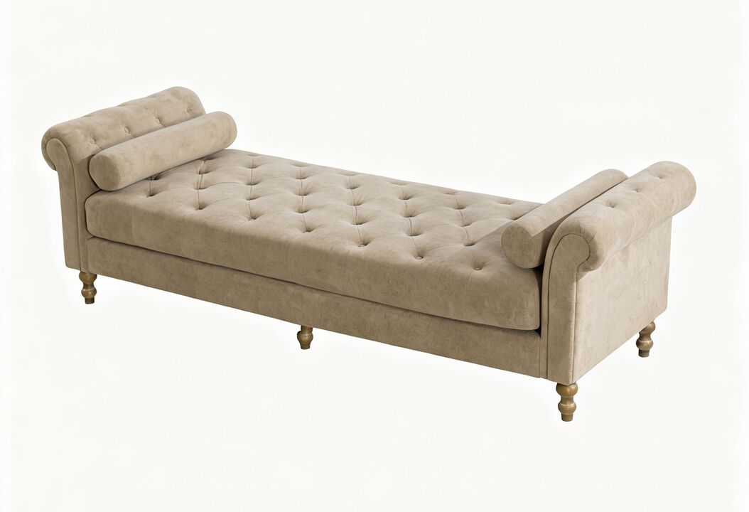 Glonmu Chenille Bench