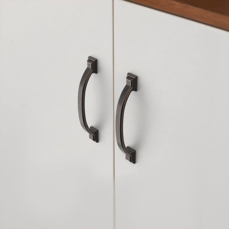 AOOTOCH 10 Pack 4 inch Cabinet Pulls Oil Rubbed Bronze Cabinet Handles Drawer Pulls for Kitchen Cabinet Cupboard