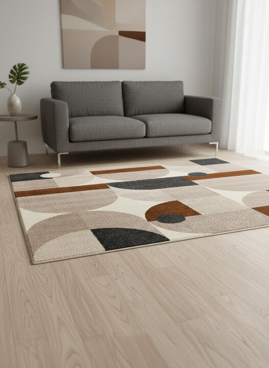 HomeRoots Geometric Area Rug