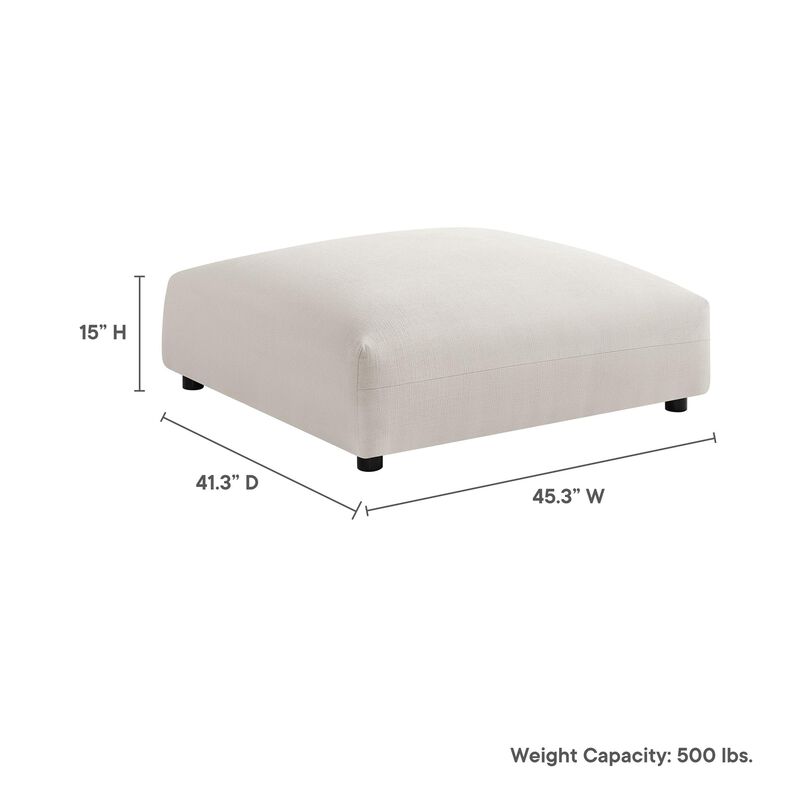 Solace Modular Upholstered Fabric Ottoman image number 2