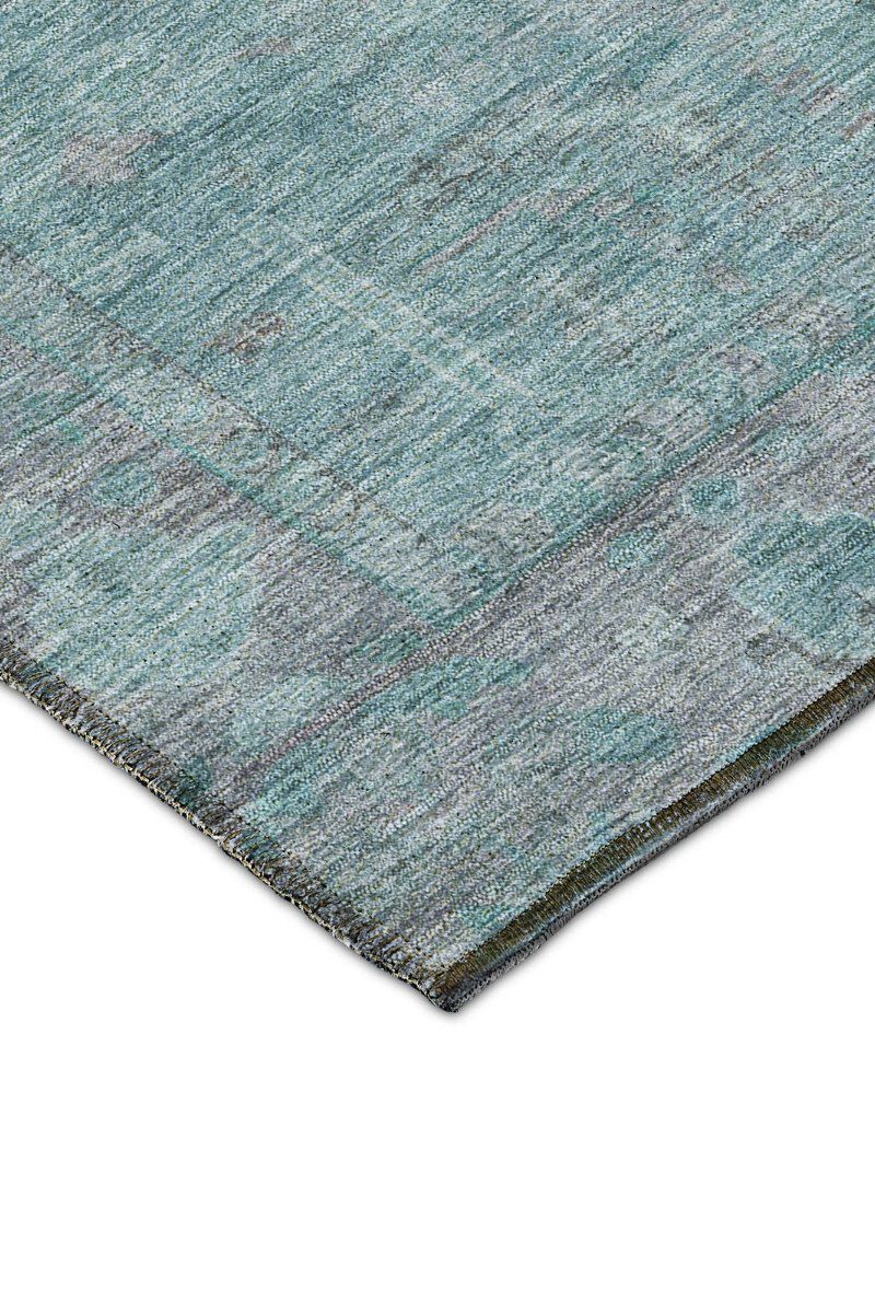 Solace SL11 Aqua 8' Round Rug image number 4