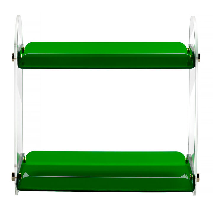 Ventray Home Acrylic 2-Tier Desktop Shelf