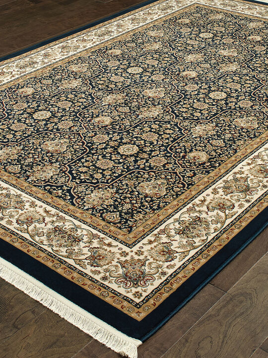 Masterpiece 2'3" x 10' Navy Rug