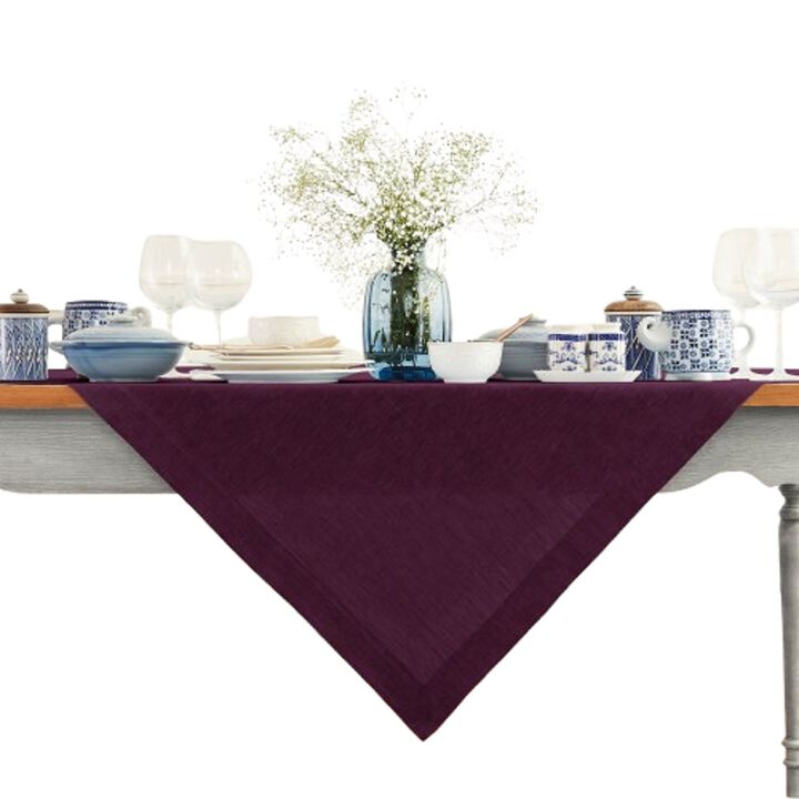 Solino Home 100% Pure Linen Table Throw - Athena.