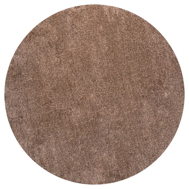 Haze Solid Low Pile Round Area Rug