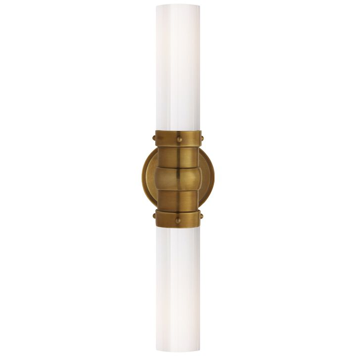 Graydon Single Bath Light in Antique Brass