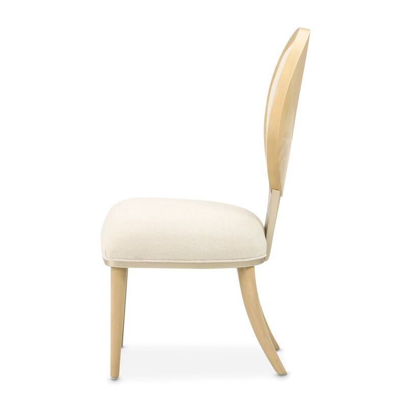 Michael Amini Camellia Field Dining Side Chair, Set of 2 - Caramel image number 6