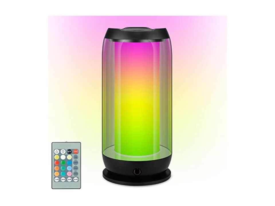 Dimmable Remote Control Color Changing 1 Pack Desk Lamp For Bedroom Bedside Desk