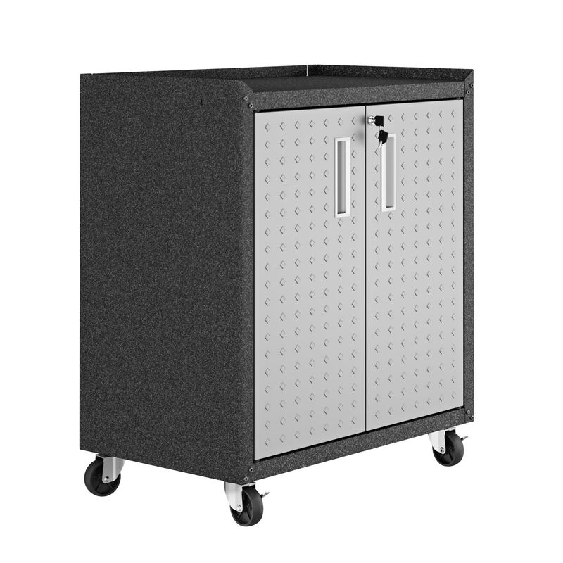 Fortress Gray Rolling Cabinet