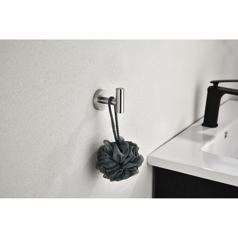 6 Piece Stainless Steel Bathroom Towel Rack Set Wall Mount