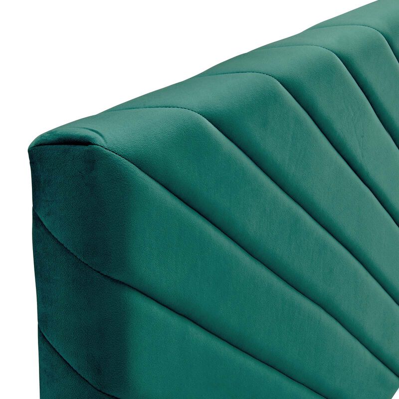 Modway - Alyson Angular Channel Tufted Performance Velvet Full / Queen Headboard image number 4