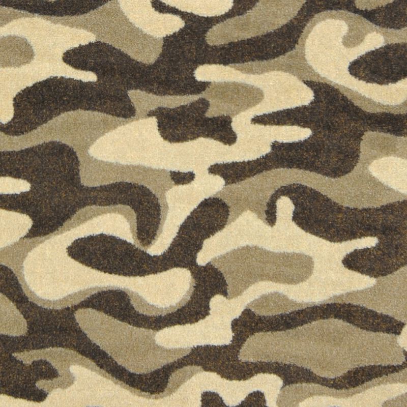 Joy Carpets Kaleidoscope Funky Camo 10'9 x 13'2 Area Rug in Color Desert