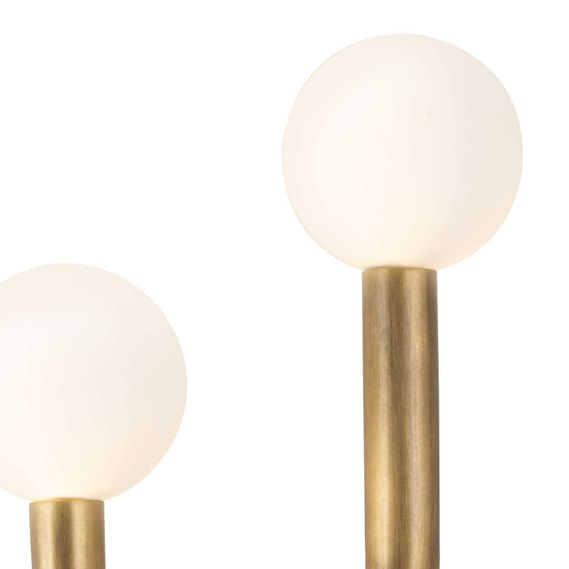 Happy Sconce Left Side in Natural Brass