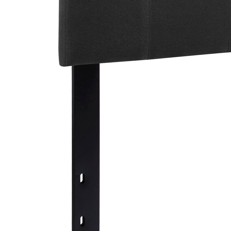 Flash Furniture Tufted Upholstered Queen Size Headboard in Black Fabric image number 9