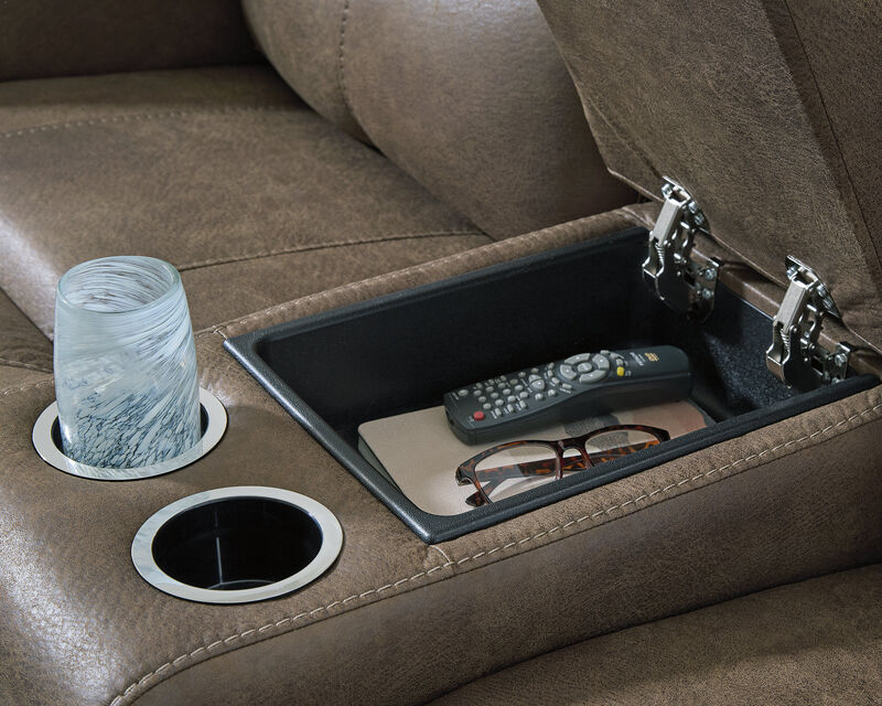 Time-Piece Power Reclining Loveseat with Console image number 3