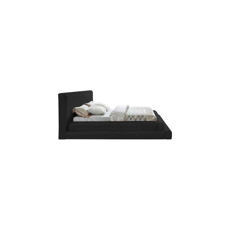 Meridian Furniture Dane Black Teddy Fabric King Bed