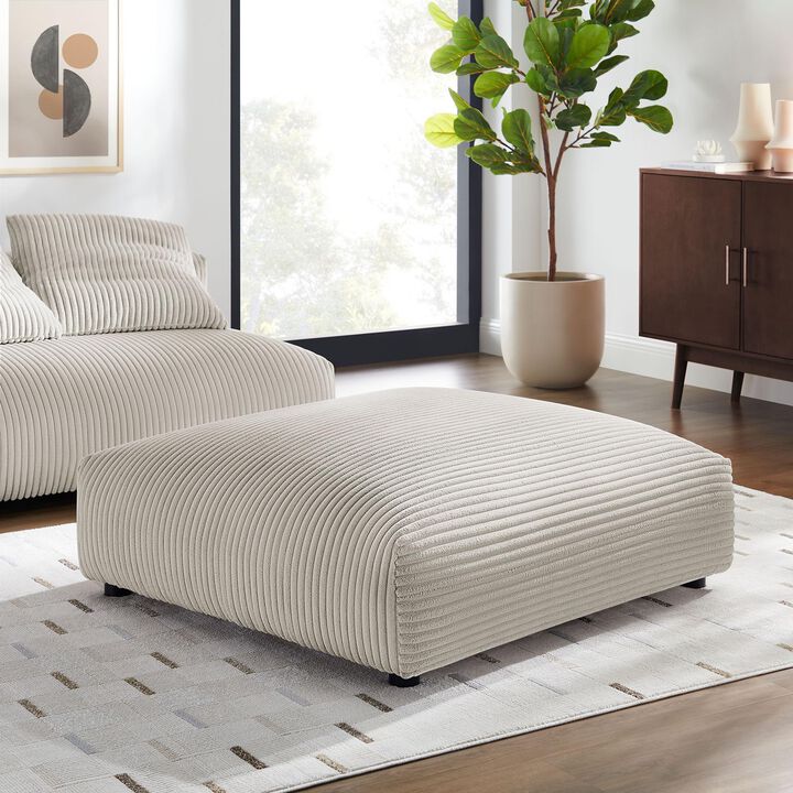 Solace Modular Corduroy Upholstered Ottoman
