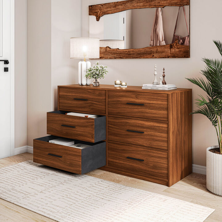 Stofto Large Fabric Drawers Dresser