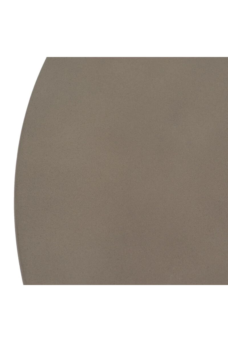 Round Concrete Coffee Table | OROA Modern Morley image number 3