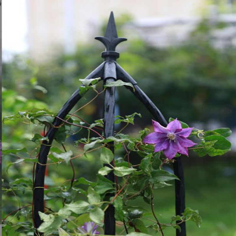 Tall Garden Trellis, Rustproof Metal Trellis Stand for Flowers & Vines