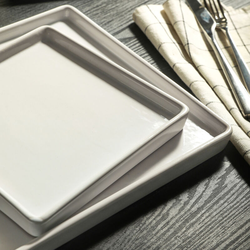 Stone Lain Grace Stoneware 12 Piece Dinnerware Set