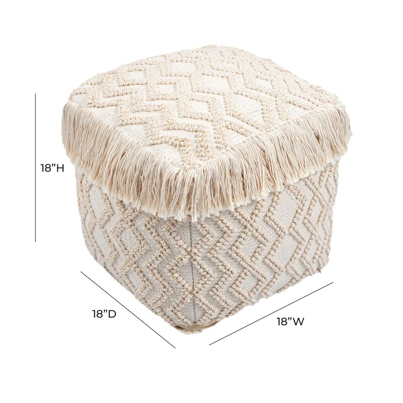 Tov Furniture Inca Pouf image number 2