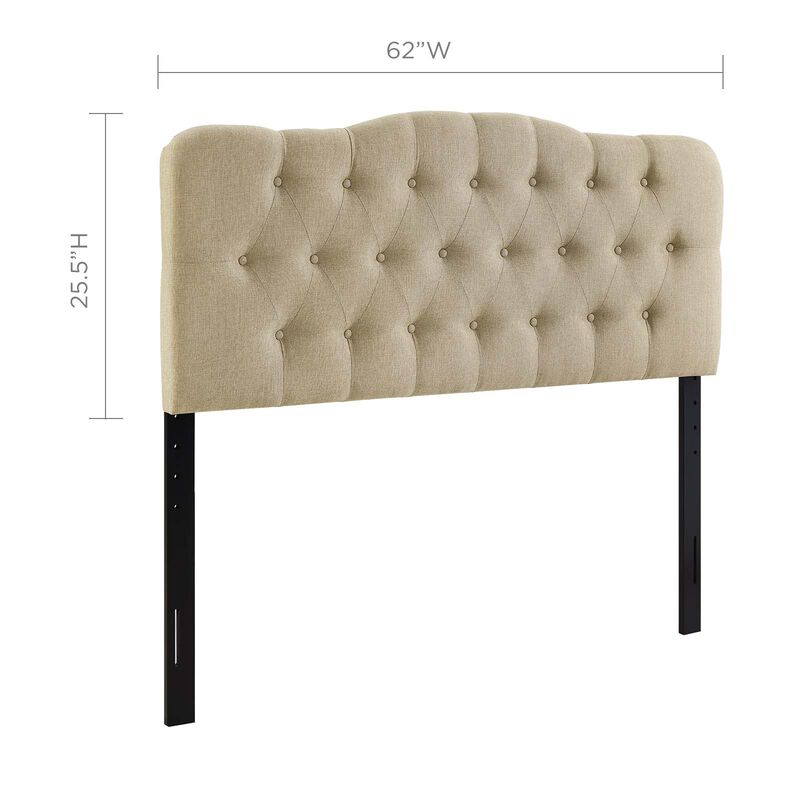 Modway - Annabel Queen Upholstered Fabric Headboard image number 2