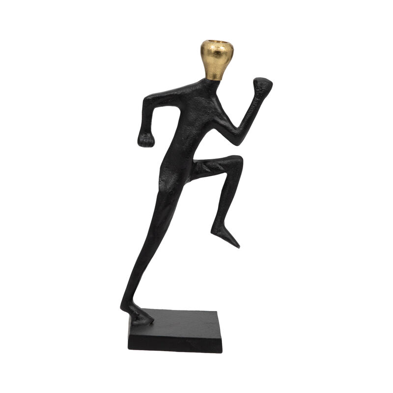 15" Running Man Candle Holder image number 4