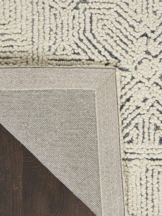 Colorado CLR05 Ivory/Navy 7'9" x 9'9" Rug