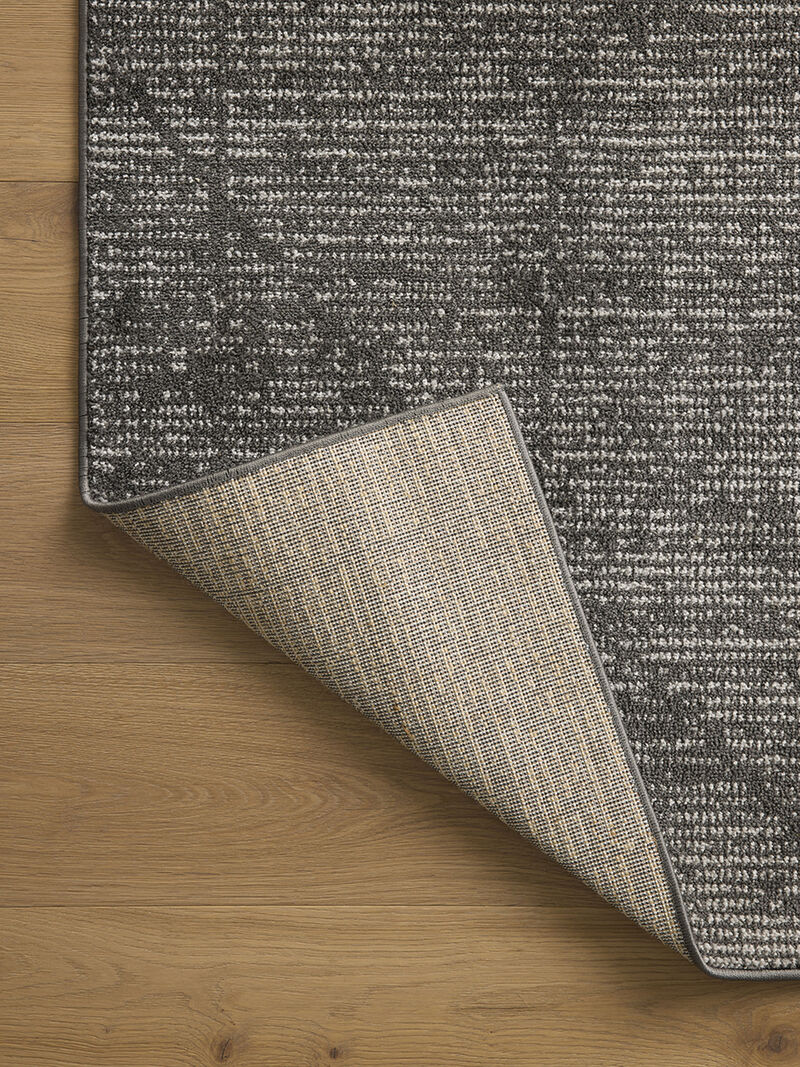 Kamala KAM06 Charcoal/Ivory 4' x 6' Rug
