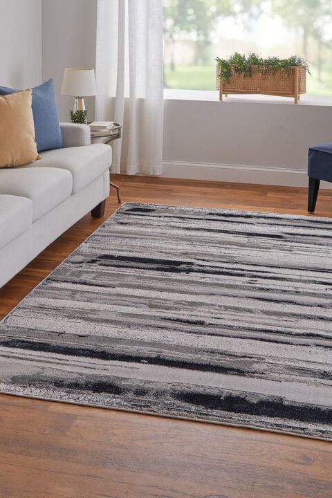 Micah 3049F Silver 1'8" x 2'10" Rug