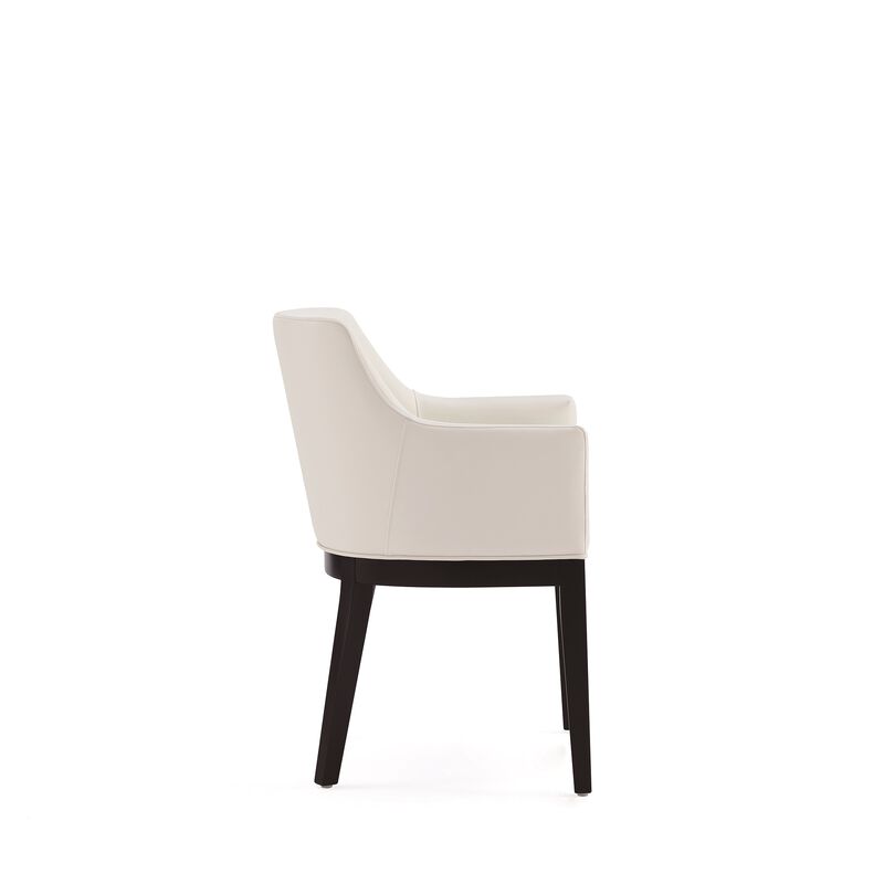 Gansevoort Cream Dining Arm Chairs (Set of 2) image number 3