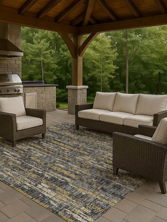 Winslow WL6 Charcoal 8' x 10' Rug