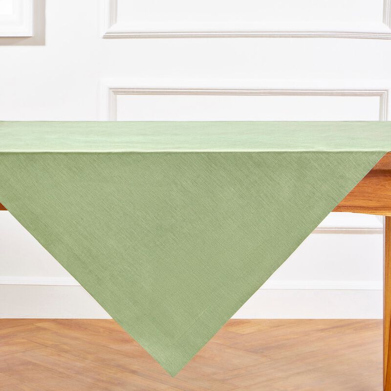 Solino Home Fete 100% Linen Table Throw &ndash; Handcrafted, Machine Washable, Perfect for Holiday and Everyday Dining