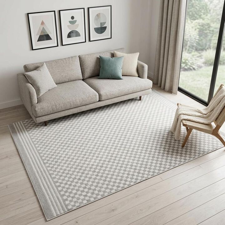 HomeRoots Geometric Area Rug