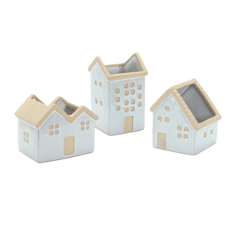 Charming House Planter for Whimsical Garden and Home D&eacute;cor (Set of 3)