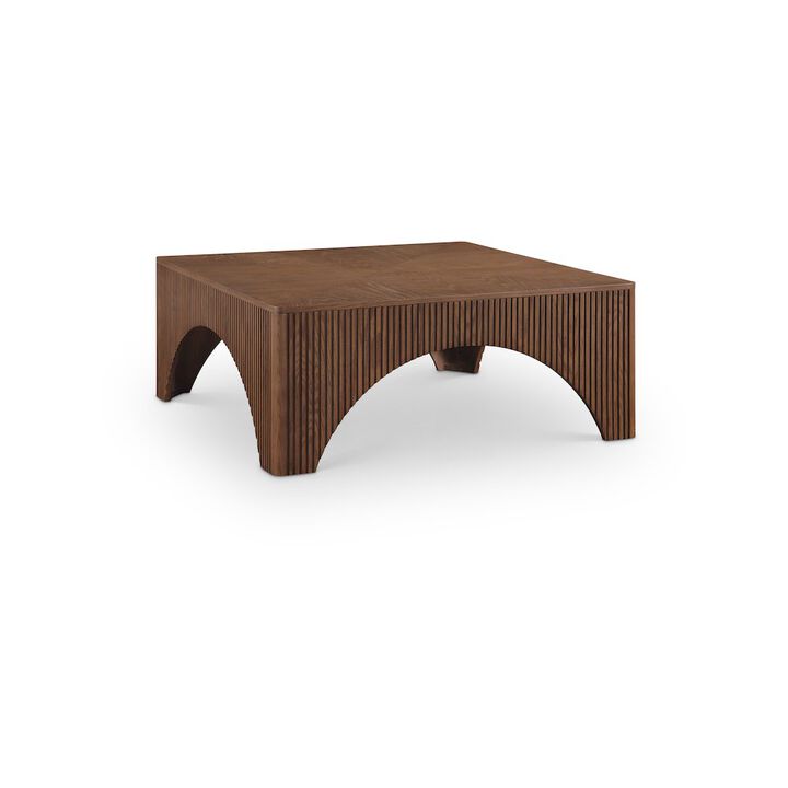 Meridian Furniture Eloise Brown Oak Veneer Coffee Table
