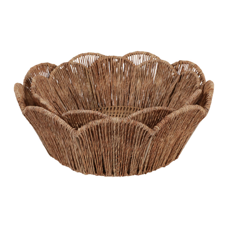 S/2 Petal Shape Bowls, Natural image number 4