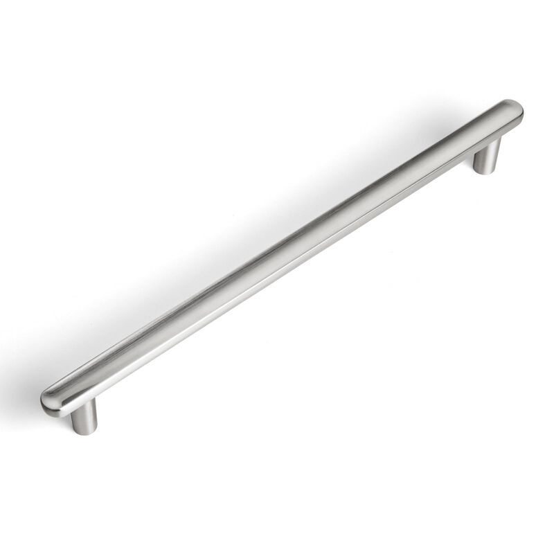 Goo-Ki 6 Pack 7 9/16"" Classic Curvature Satin Nickel Cabinet Handles - Timeless Appeal Meets Modern Functionality for Kitchen D