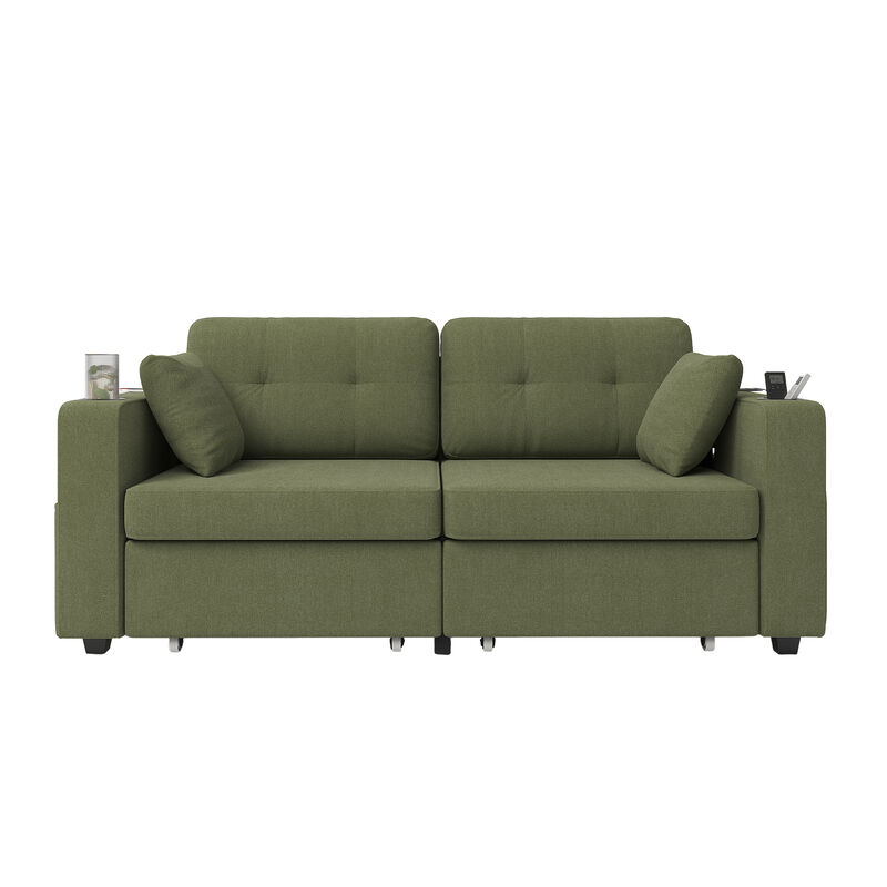 Mixma Charging Station Modern Sectional Sofa image number 8