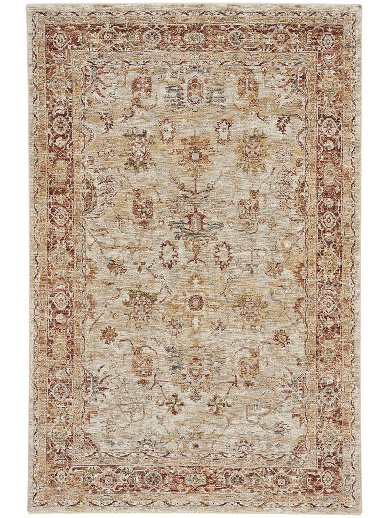 Sahar SHR02 Ivory 3'11" x 5'11" Rug