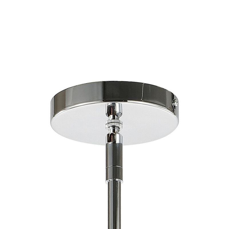 Homer Modern Industrial Iron LED Dome Pendant