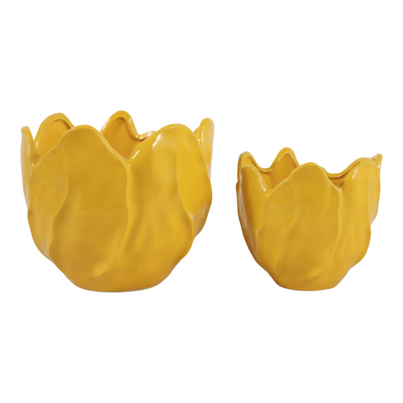 S/2 Flower Shaped Planters image number 3
