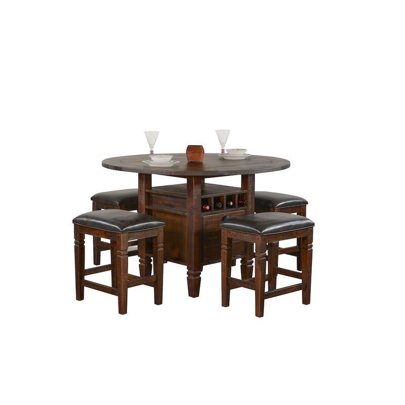 Sunny Designs 54" Round Counter Height Dining Set image number 0