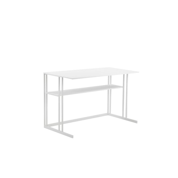 Pangea Home Miley Desk Metal White